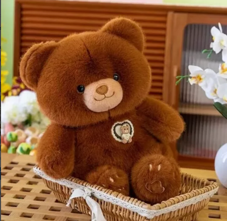 картинка Мягкая игрушка "Мишка со значком" 20*25 см от магазина Одежда+