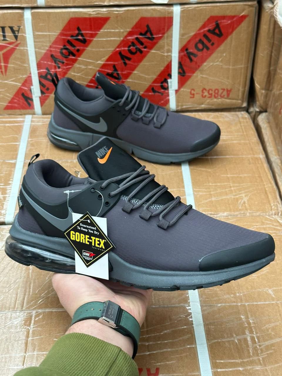 фото мужские зимние кроссовки с мембраной gore-tex 467657 оптом