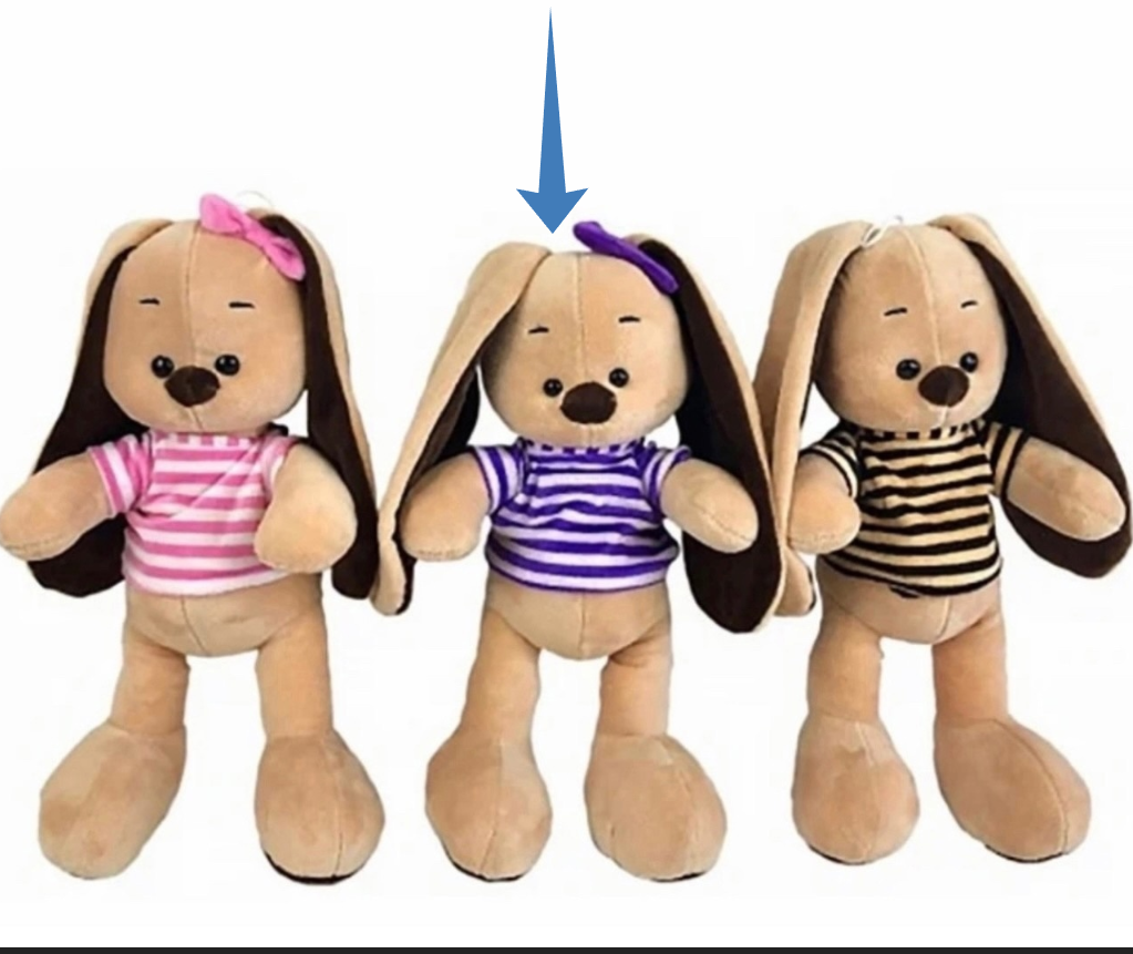 картинка Игрушка Зайка в свитере 28см от магазина Одежда+