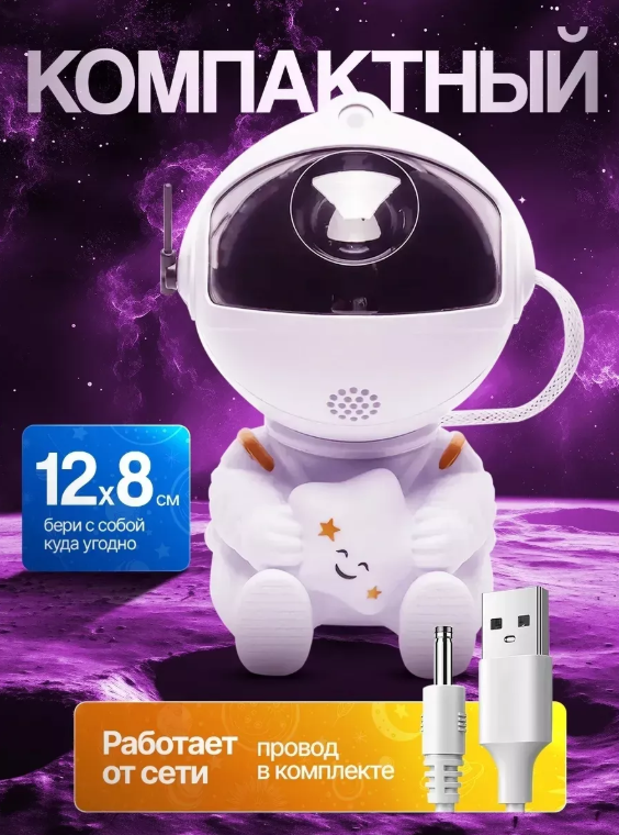 картинка Ночник проектор  звездного неба от магазина Одежда+