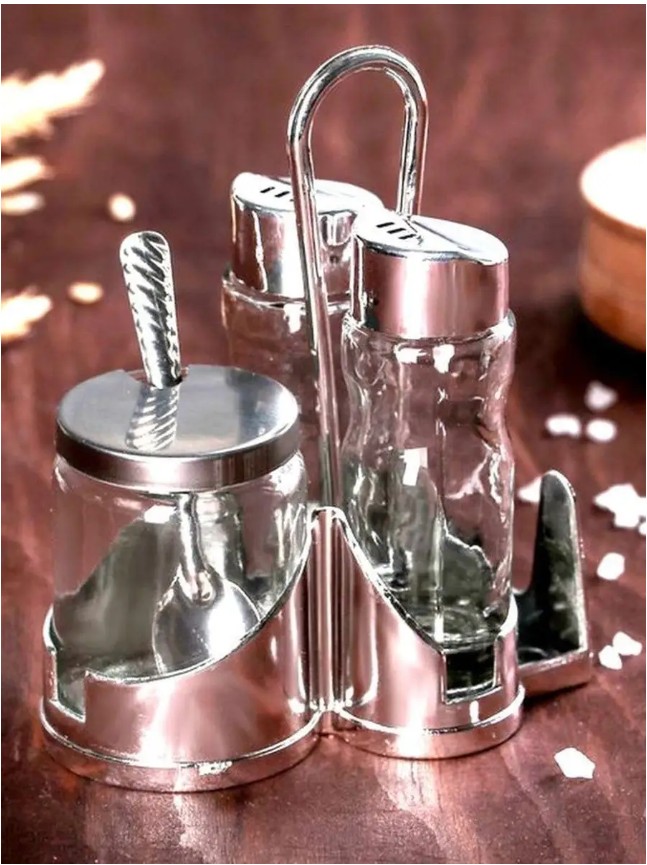 фото набор для специй емкость для специи с салфетницей оптом