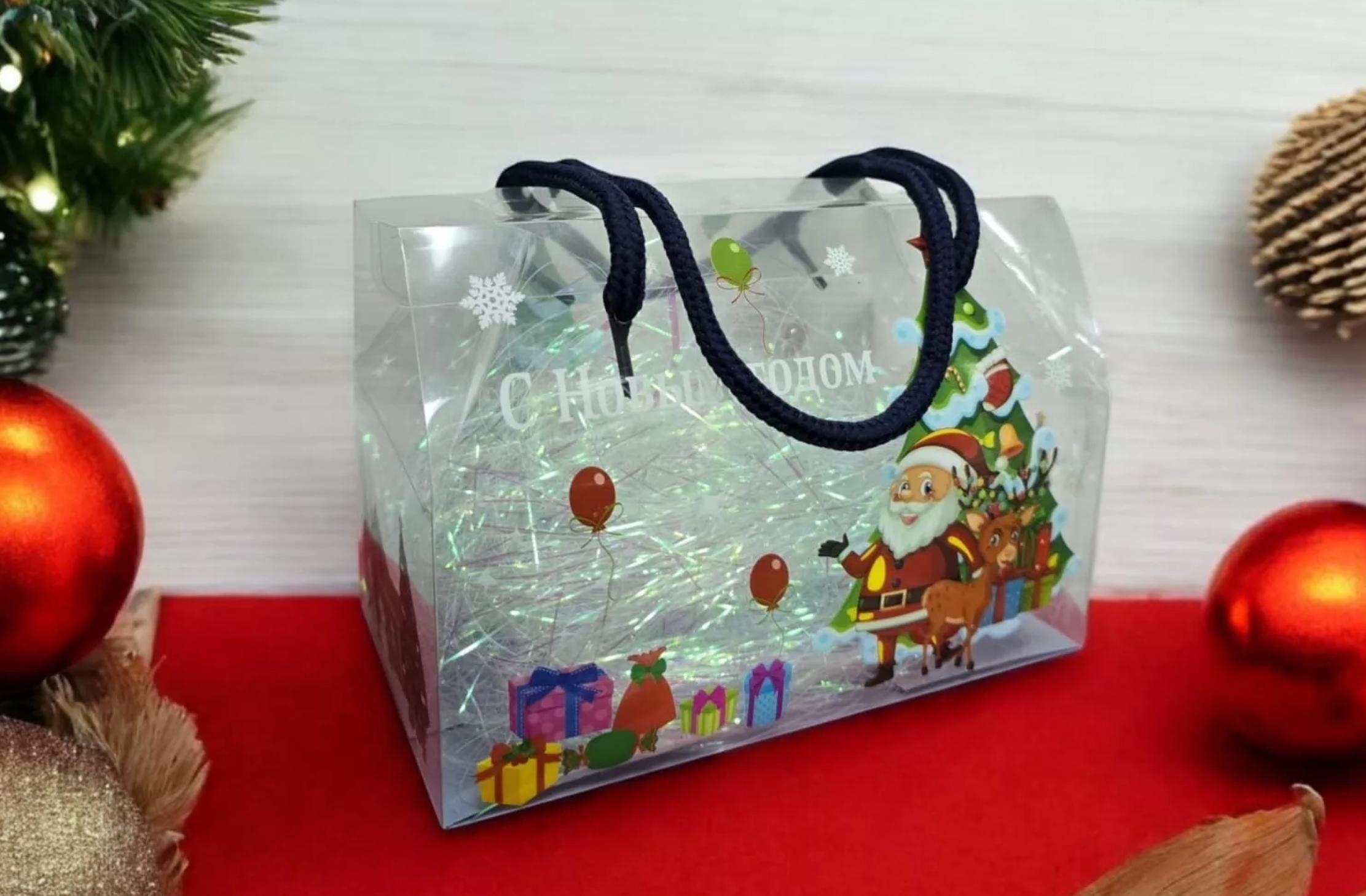 картинка Пакеты для упаковки конфет в форме куба размер: 9x11x15см от магазина Одежда+