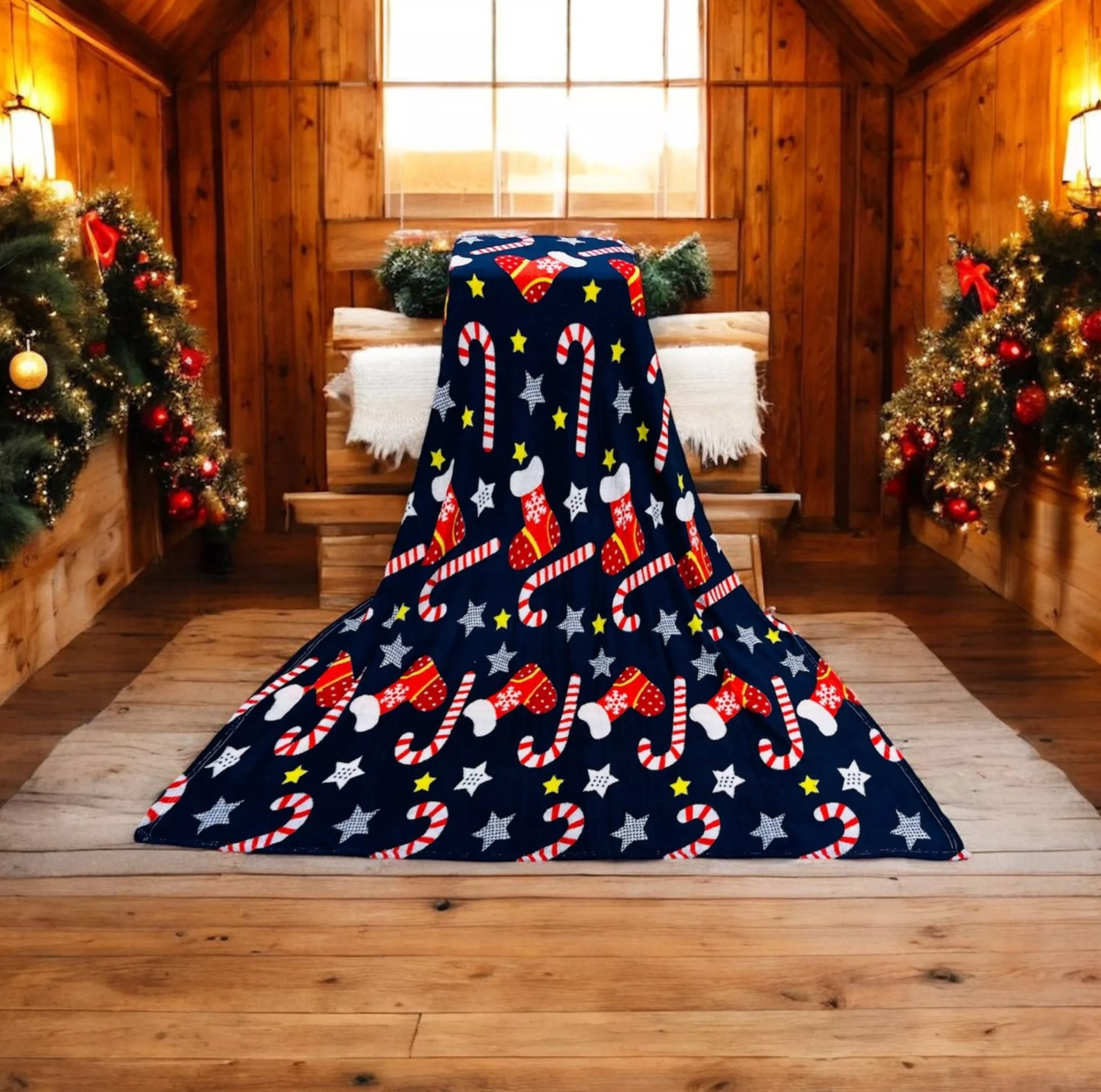 картинка Новогодняя простынь 180-200 от магазина Одежда+