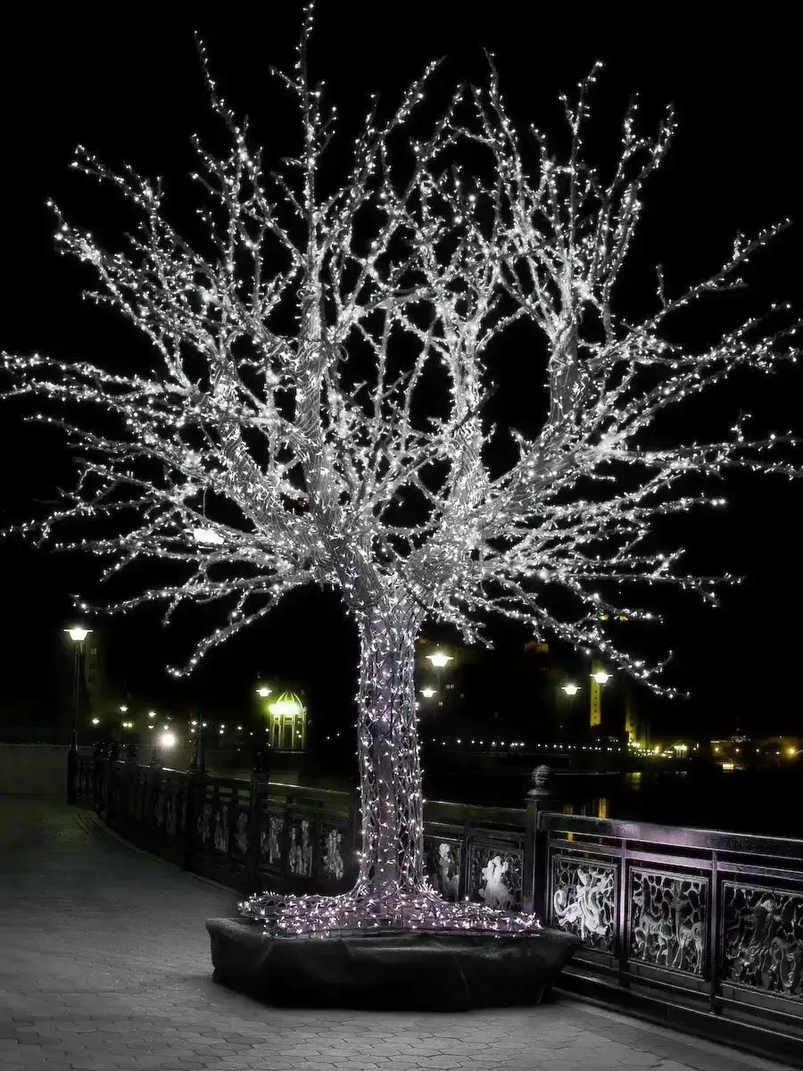 картинка Гирлянда уличная белая 50 метров от магазина Одежда+