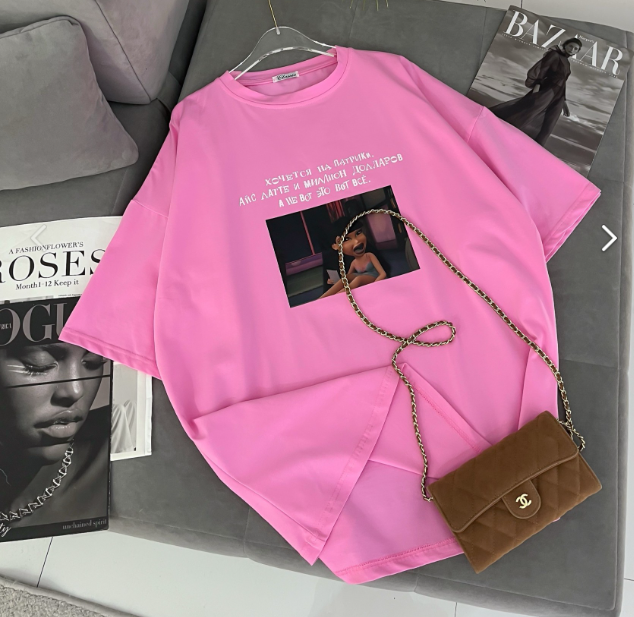 картинка Футболка оверсайз от магазина Одежда+