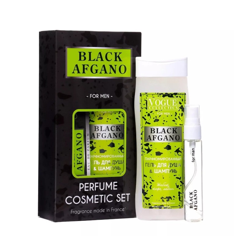 фото подарочный набор косметики мужской black afgano оптом