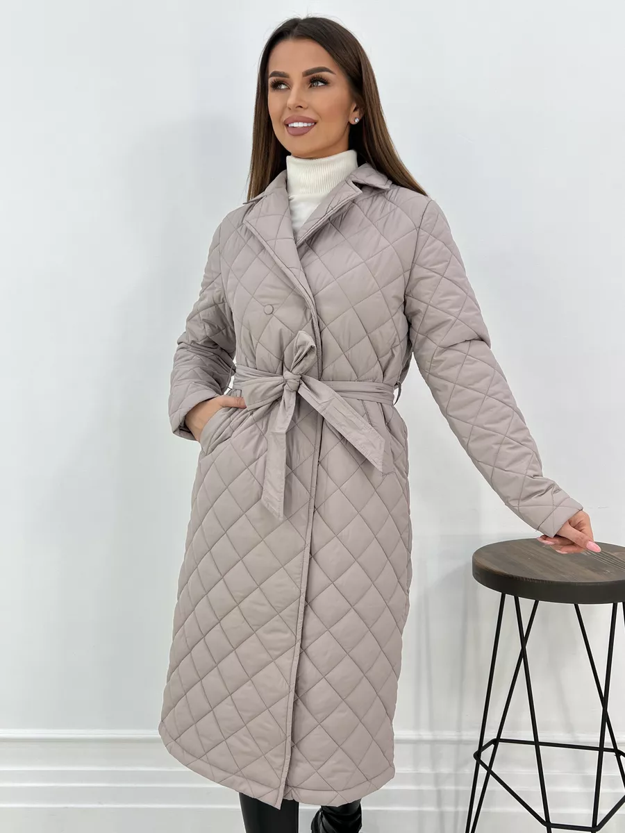 картинка Пальто куртка стеганое демисезонное от магазина Одежда+