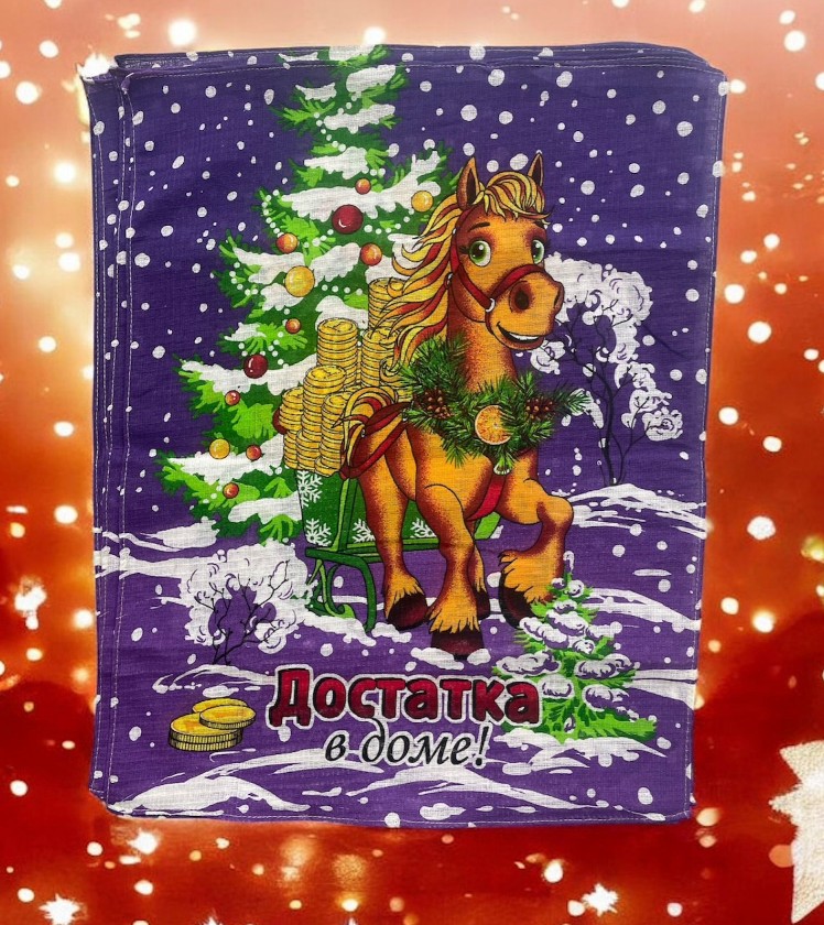 фото вафельные полотенца лошади 40*60см оптом