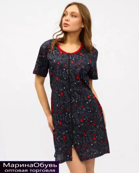 картинка Халат на молнии от магазина Одежда+