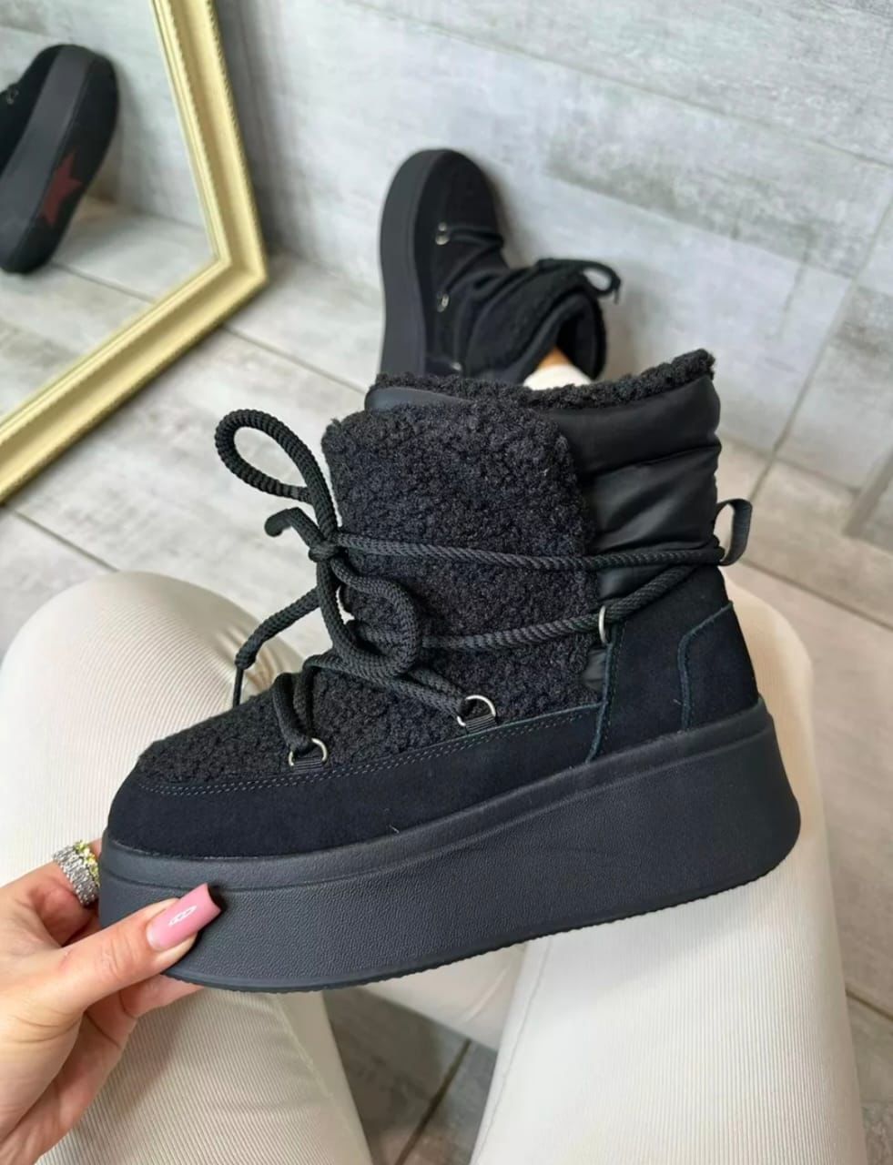 фото зимние женские ботинки оптом от производителя