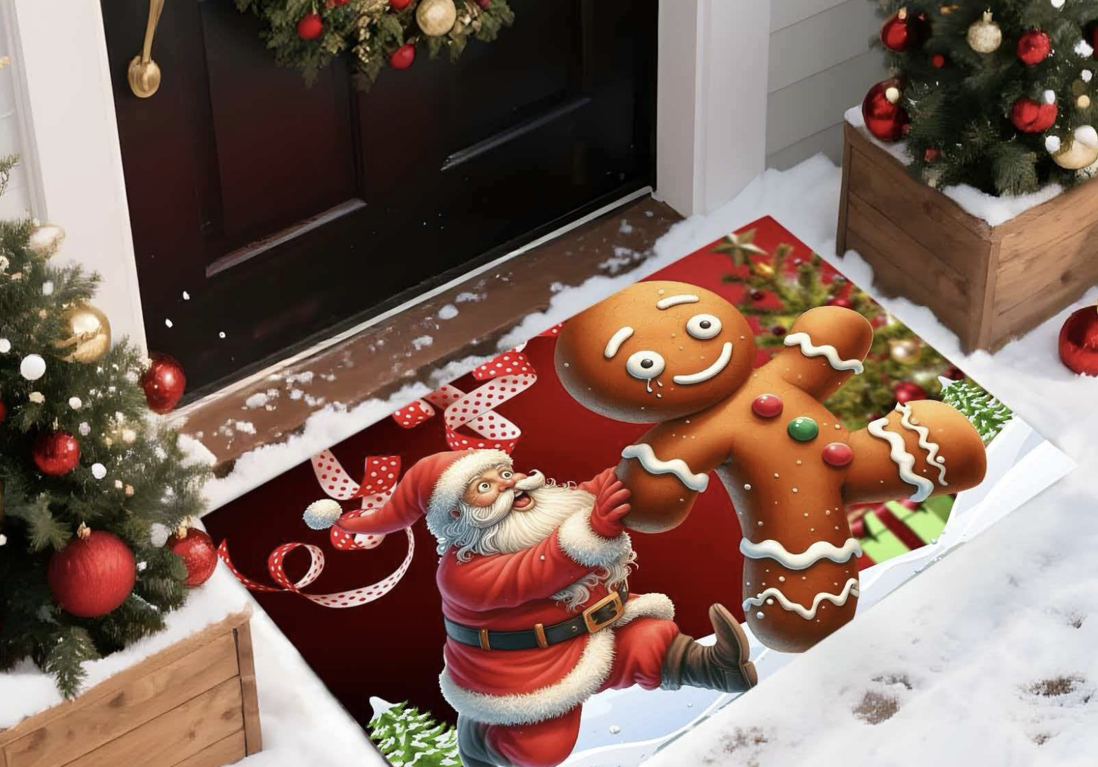 картинка Новогодний коврик 3D от магазина Одежда+