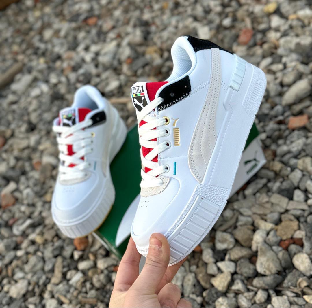 фото женские весенние кроссовки puma с цветными вставками 474429 оптом