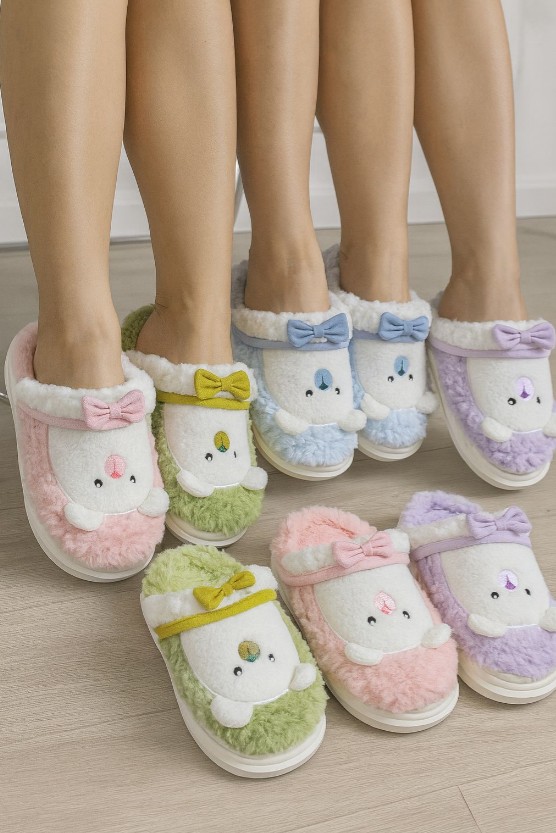 фото зимние женские домашние тапочки оптом