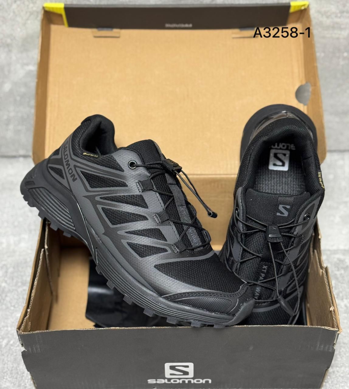 фото мужские зимние кроссовки salomon 434034 оптом