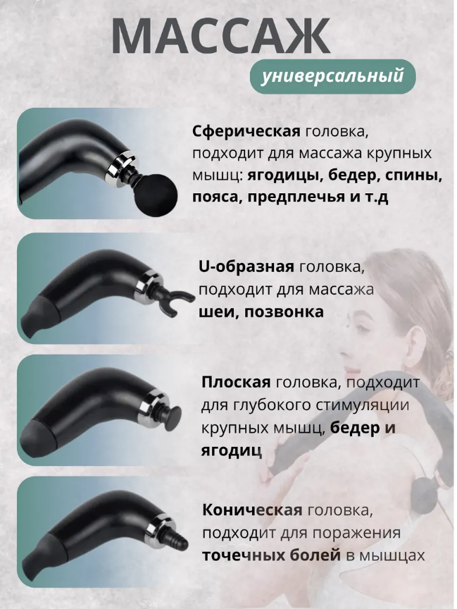 картинка Изогнутый электрический массажер для спины от магазина Одежда+