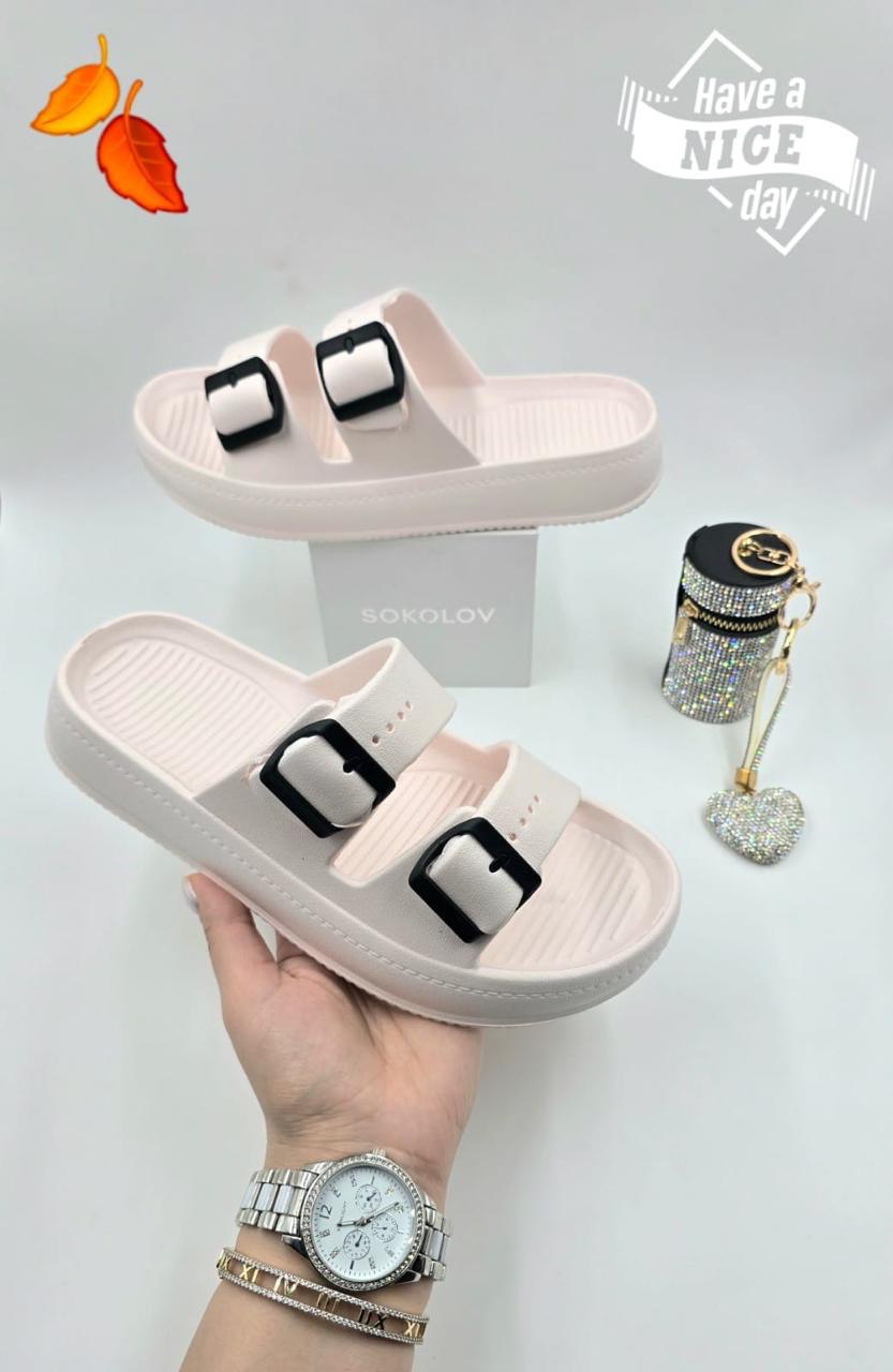 фото женские летние слани с buckle 155915 оптом