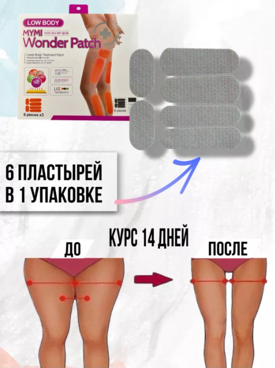 картинка Пластыри патчи для похудения от магазина Одежда+
