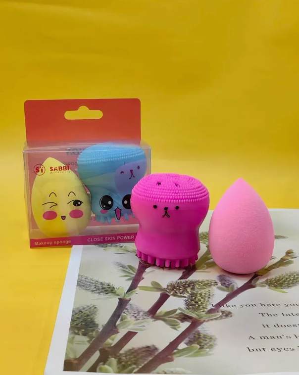 картинка Набор косметических спонжей 2 в 1 от магазина Одежда+