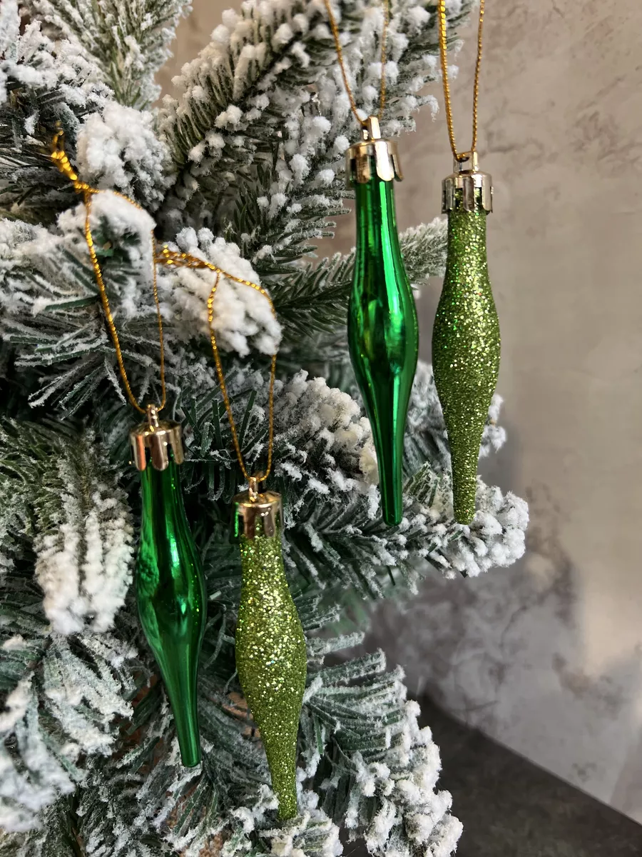 картинка Новогодний набор елочных игрушек 8шт-8 см от магазина Одежда+