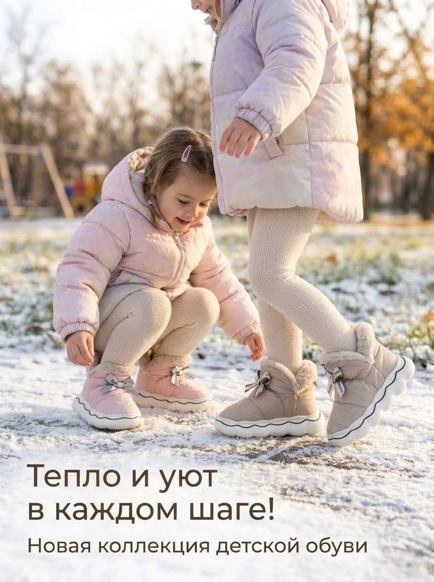 фото зимние детские угги 629098 оптом