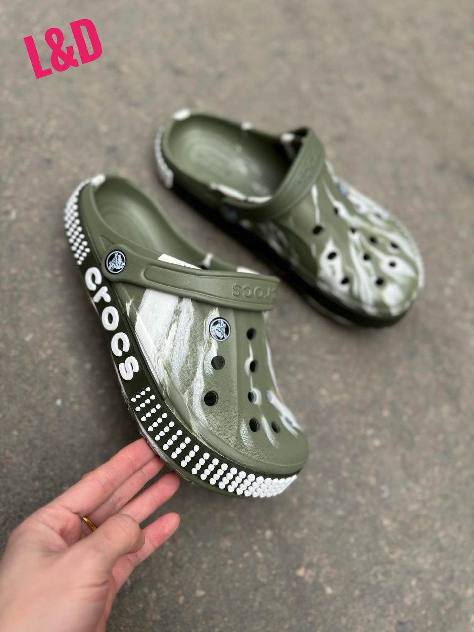 фото мужские летние шлепки crocs 193044 оптом