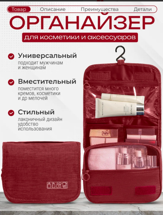 картинка Косметичка дорожная мужская от магазина Одежда+