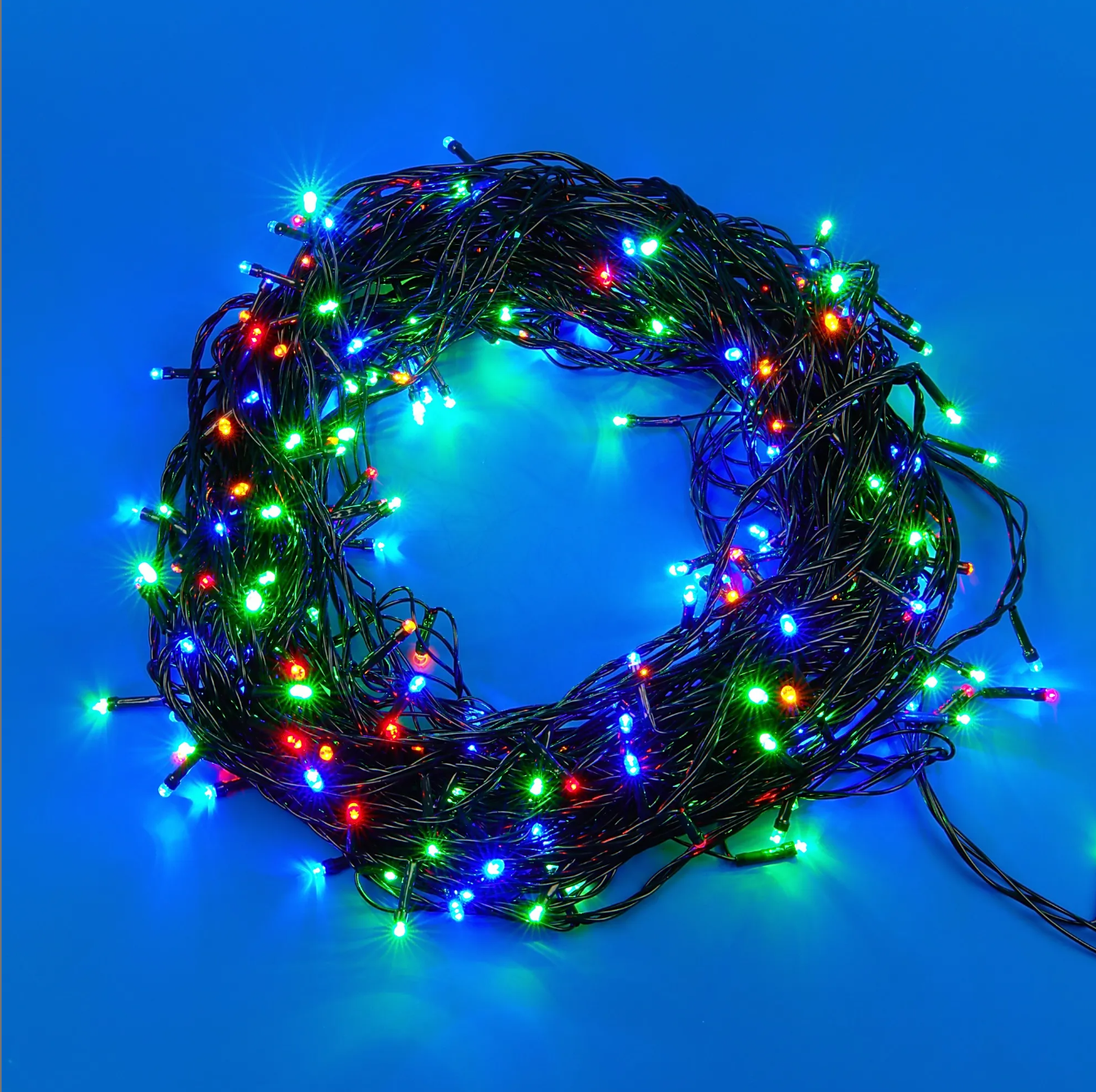 картинка Гирлянда цветная 100 метров на катушке от магазина Одежда+