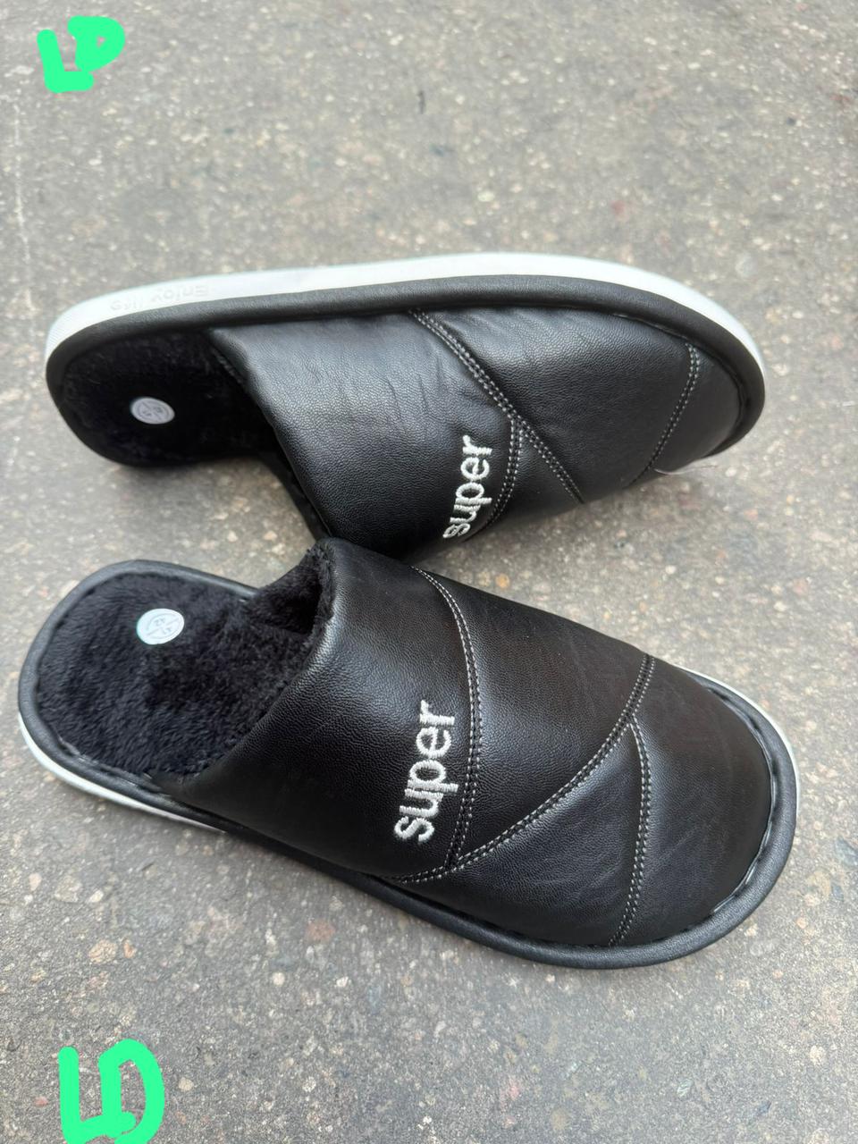 фото зимние мужские домашние тапочки оптом