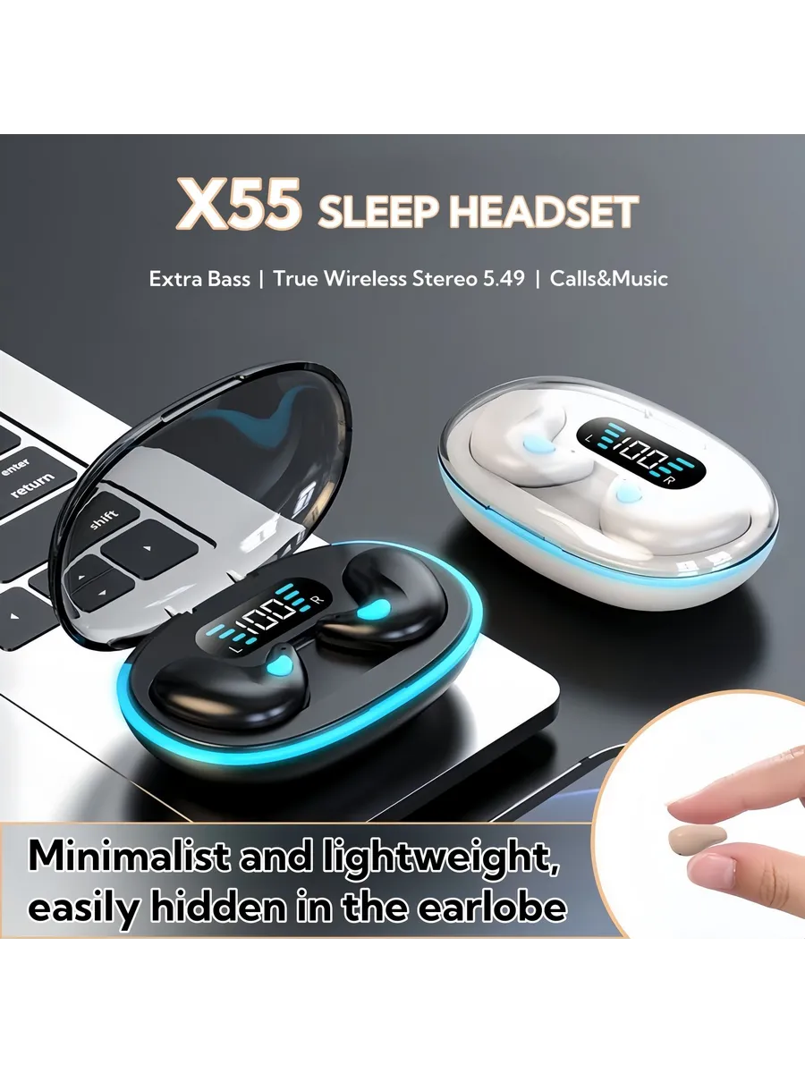 картинка Наушники Mijia беспроводные USB Type-C черные от магазина Одежда+