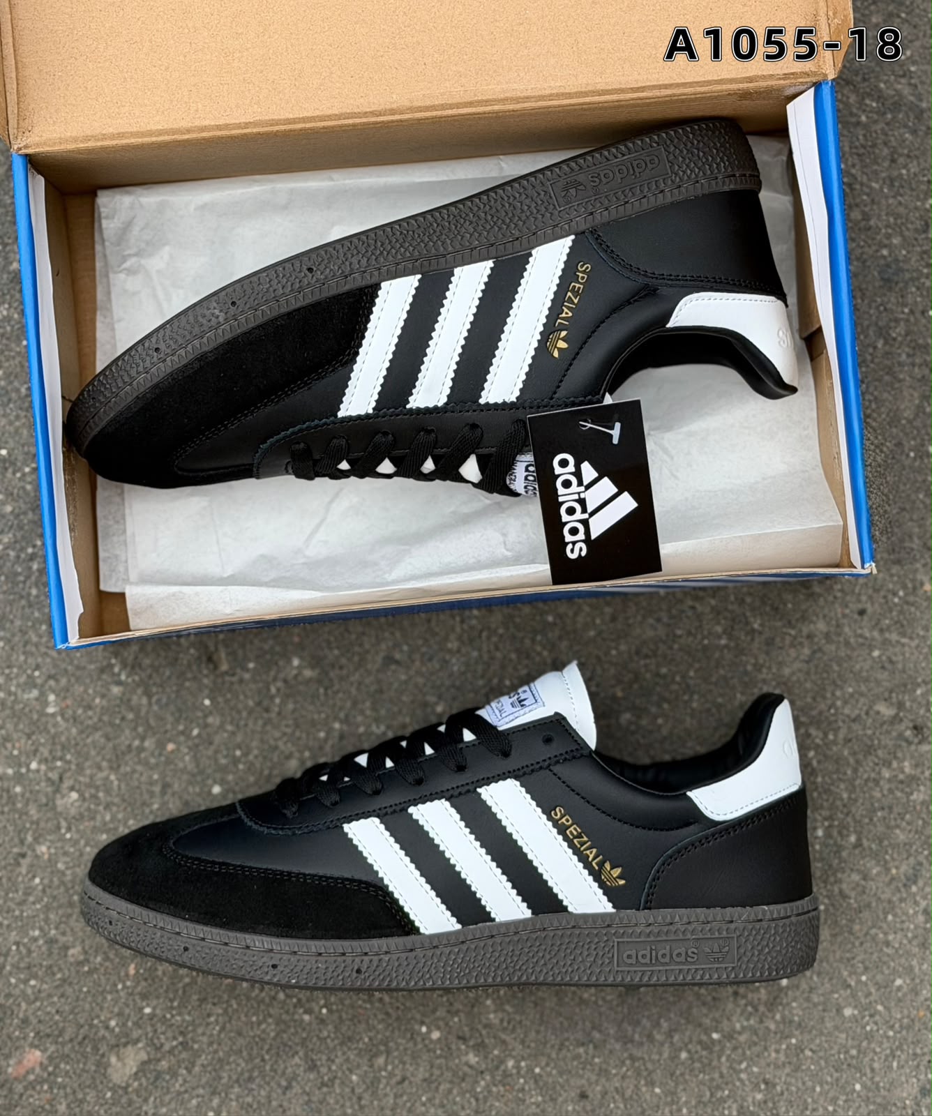 фото мужские осенние кроссовки adidas spezial 977953 оптом