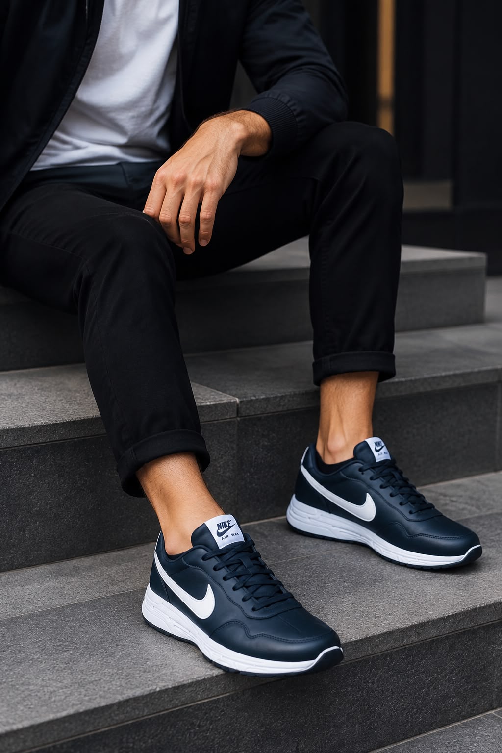 фото мужские осенние кроссовки nike air max 178298 оптом