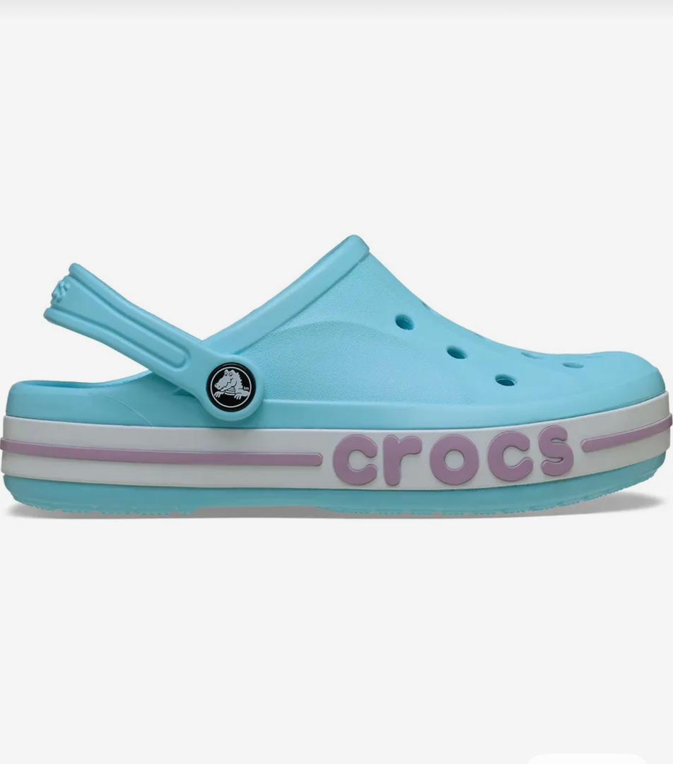 фото женские летние голубые crocs 160658 оптом