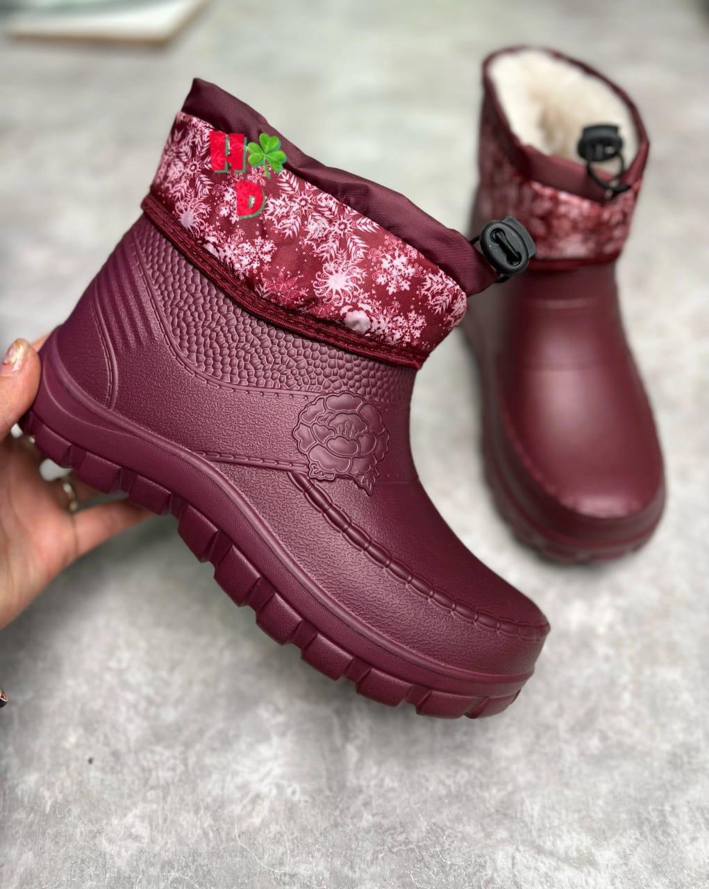 фото зимние женские резиновые сапоги оптом