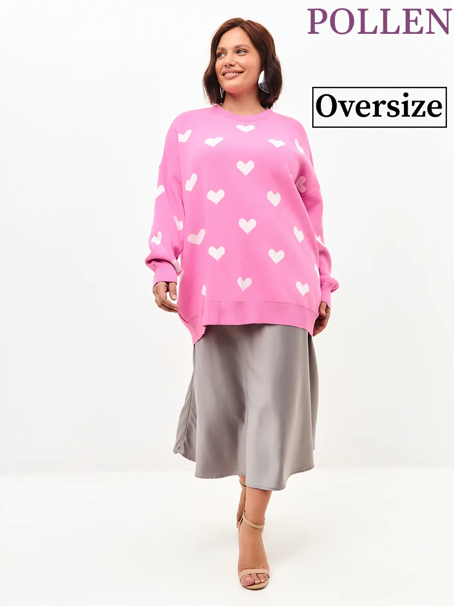 картинка Джемпер с сердечками от магазина Одежда+