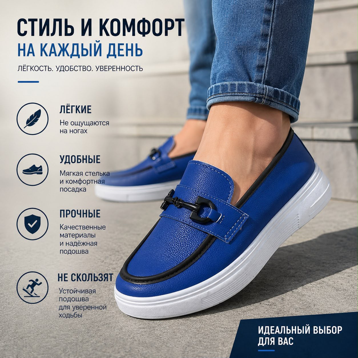 картинка Женские весенние лоферы 541225 от магазина Одежда+