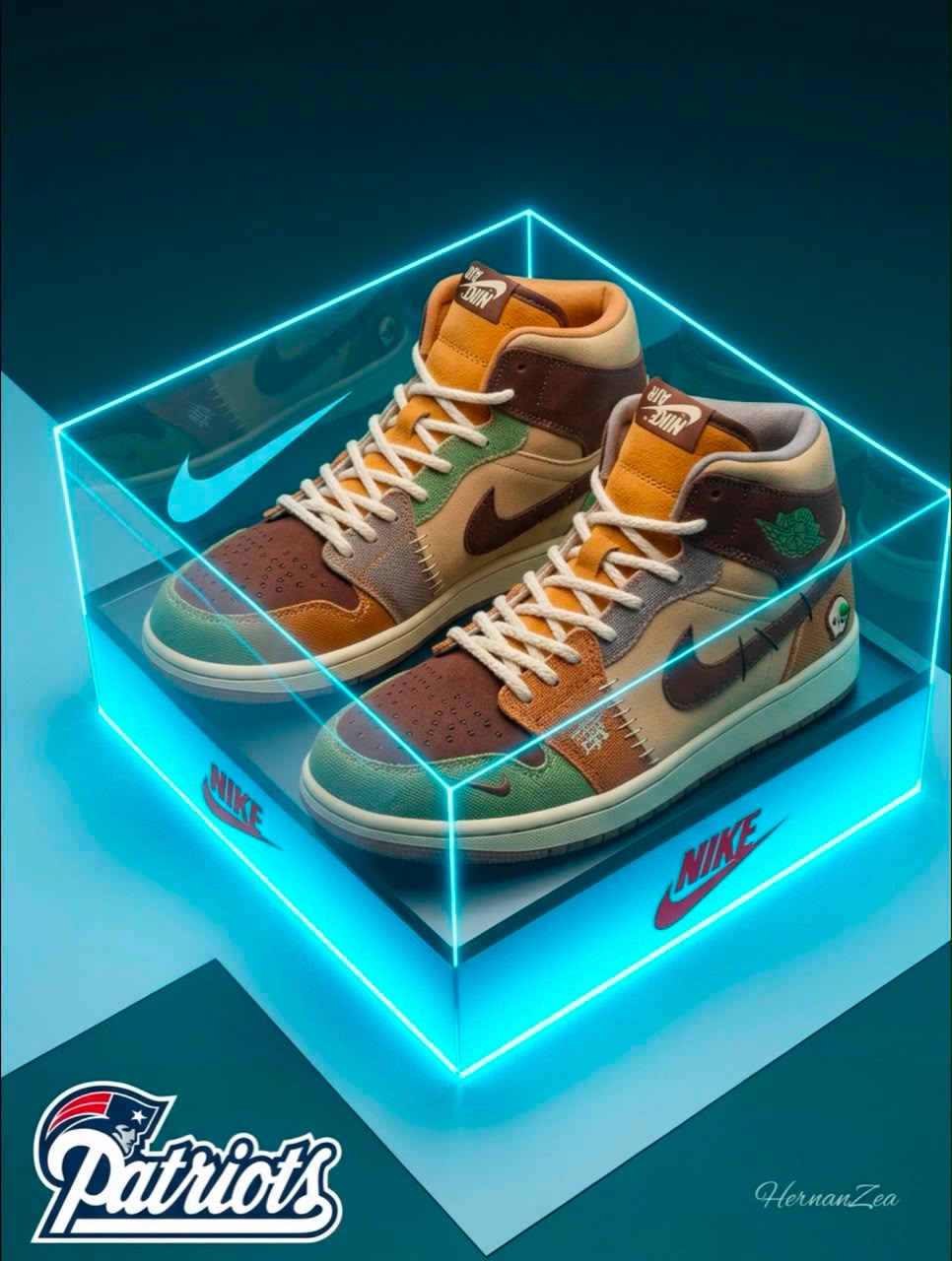 фото мужские осенние кроссовки nike 747803 оптом