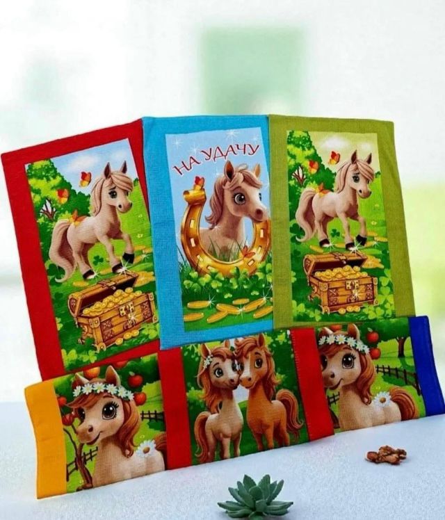 фото кухоное полотенце символ года размер 35/55см без выбора оптом