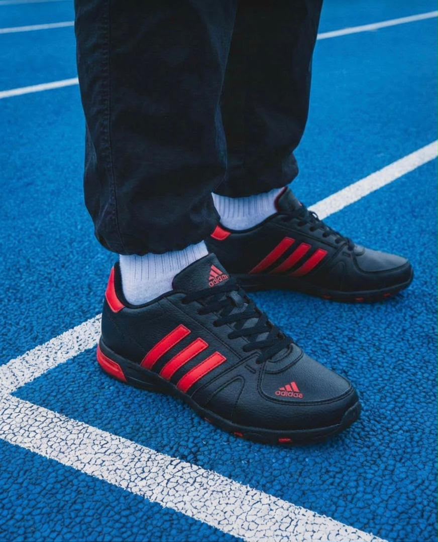 фото мужские черные кроссовки adidas 137757 оптом