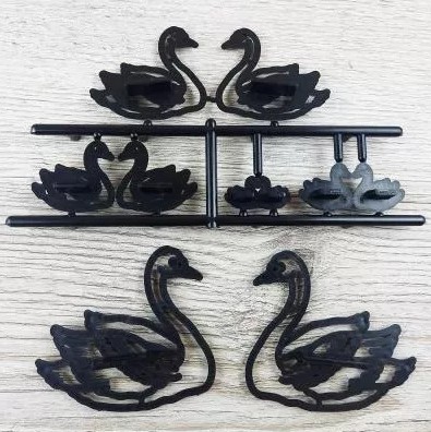 фото печать, штамп для мастики, марципана и теста лебеди оптом