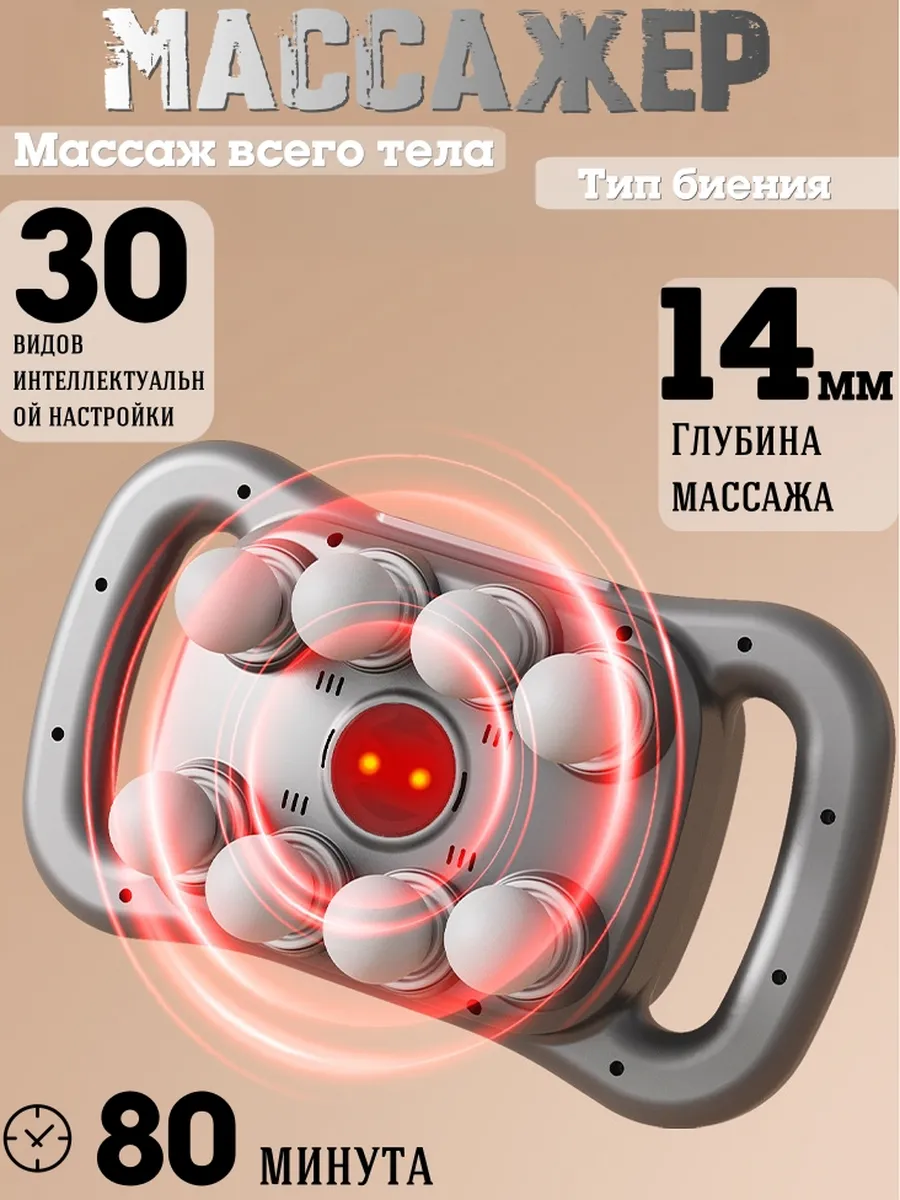 картинка перкуссионный массажер для тела и спины от магазина Одежда+