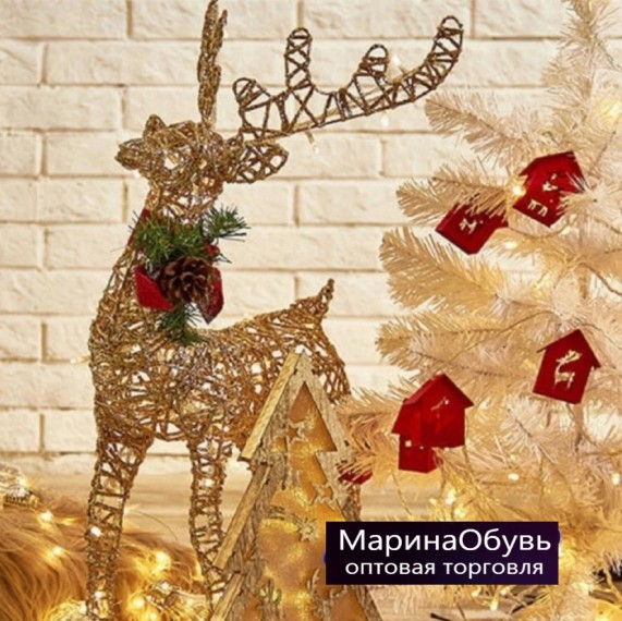 картинка Новогоднее украшение олень 40см от магазина Одежда+