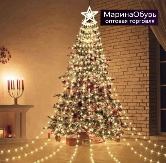 картинка Гирлянды 11 Нитей 3м с пультом от магазина Одежда+