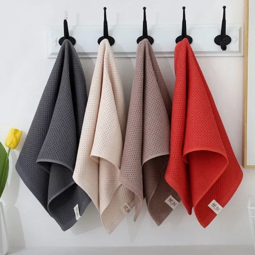 фото полотенца вафельные для рук и кухни 35*75 см оптом