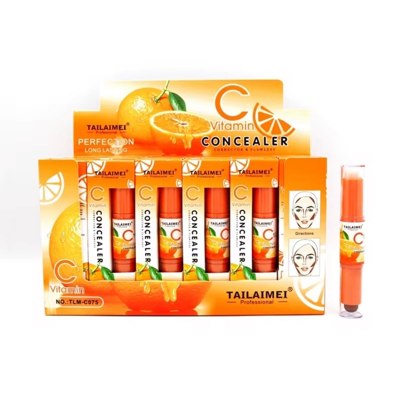 картинка Двухсторонний Стик - корректор - консиллер Для лица TLM CONCEALER VITAMIN C. от магазина Одежда+