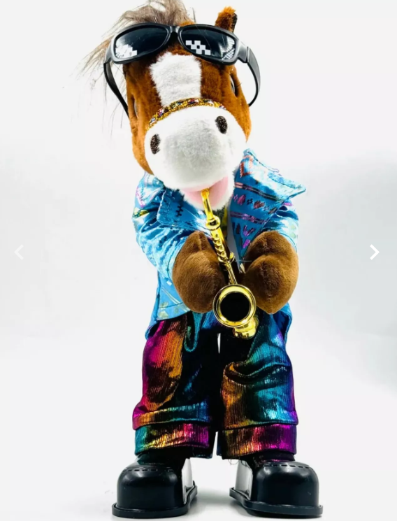 картинка Мягкая игрушка музыкальная "Лошадь" 30 см от магазина Одежда+