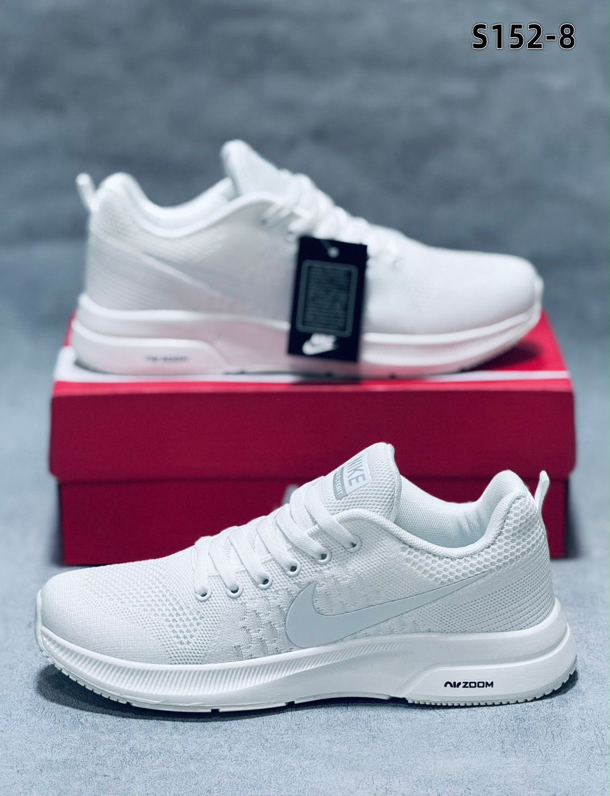 фото мужские белые кроссовки nike 609674 оптом
