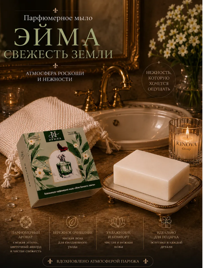 картинка Мыло парфюмированное 250 г от магазина Одежда+