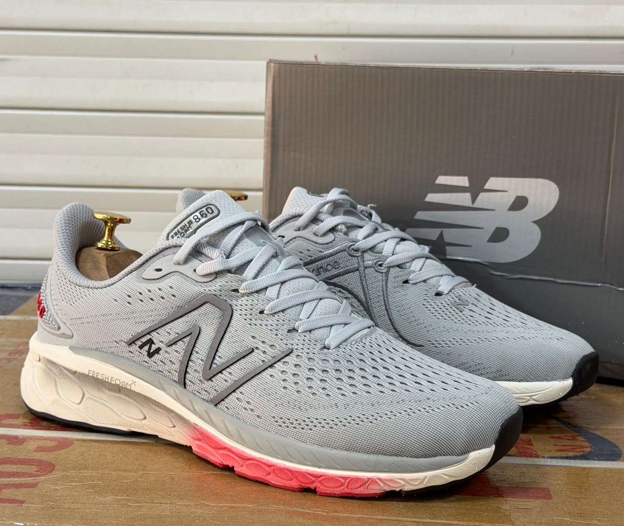 фото мужские серые кроссовки new balance 784706 оптом