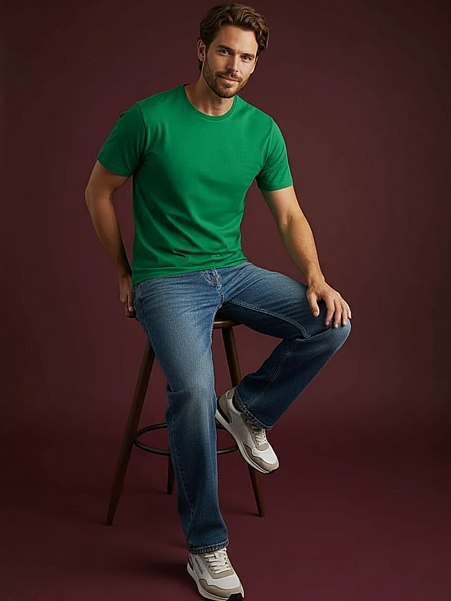 картинка Футболка базовая хлопковая от магазина Одежда+