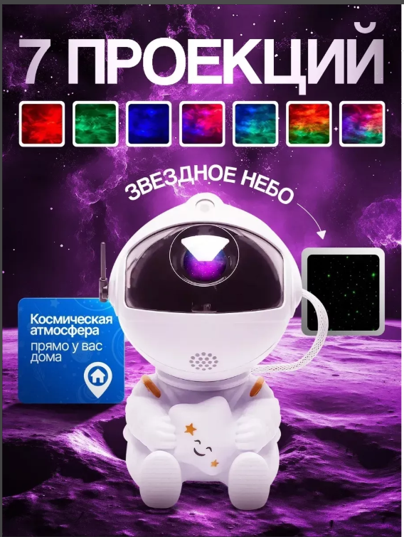 картинка Ночник проектор  звездного неба от магазина Одежда+